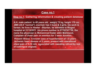 Hypercholesterolemia Case Presentation