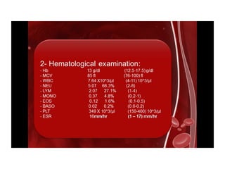 Hypercholesterolemia Case Presentation