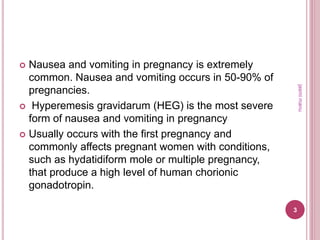 Hyperemis gravidarum
