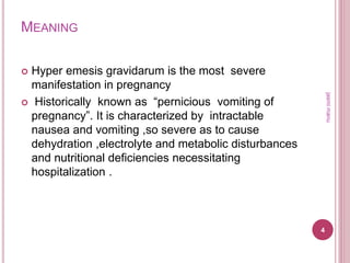 Hyperemis gravidarum