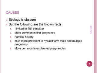 Hyperemis gravidarum