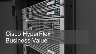 Cisco HyperFlex
Business Value
 