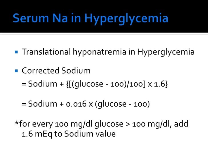 Hyperglycemic Crises