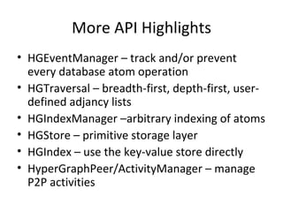 HyperGraphDb | PPT