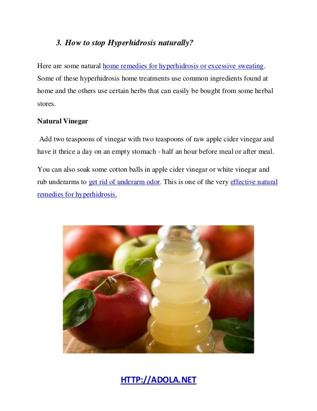 How To Naturally Treat Hyperhidrosis How To Naturally Treat Hyperhidrosis