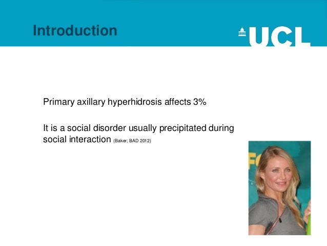 axillary hyperhidrosis