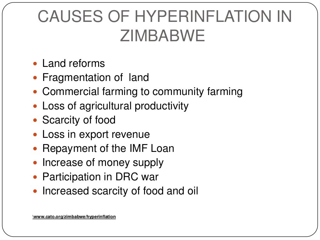 Hyperinflation in zimbabwe part 1