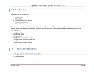Hyperion Planning System 9 Installation Guide | PDF