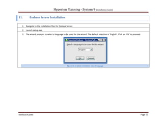 Hyperion Planning System 9 Installation Guide | PDF