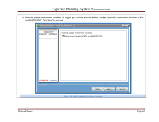 Hyperion Planning System 9 Installation Guide | PDF