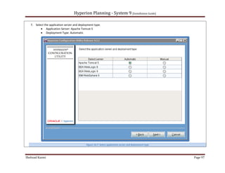 Hyperion Planning System 9 Installation Guide | PDF
