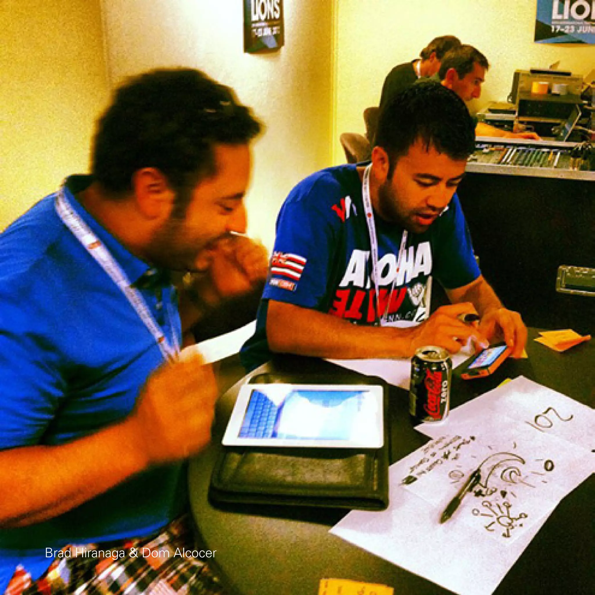 Brad Hiranaga & Dom Alcocer
42
 