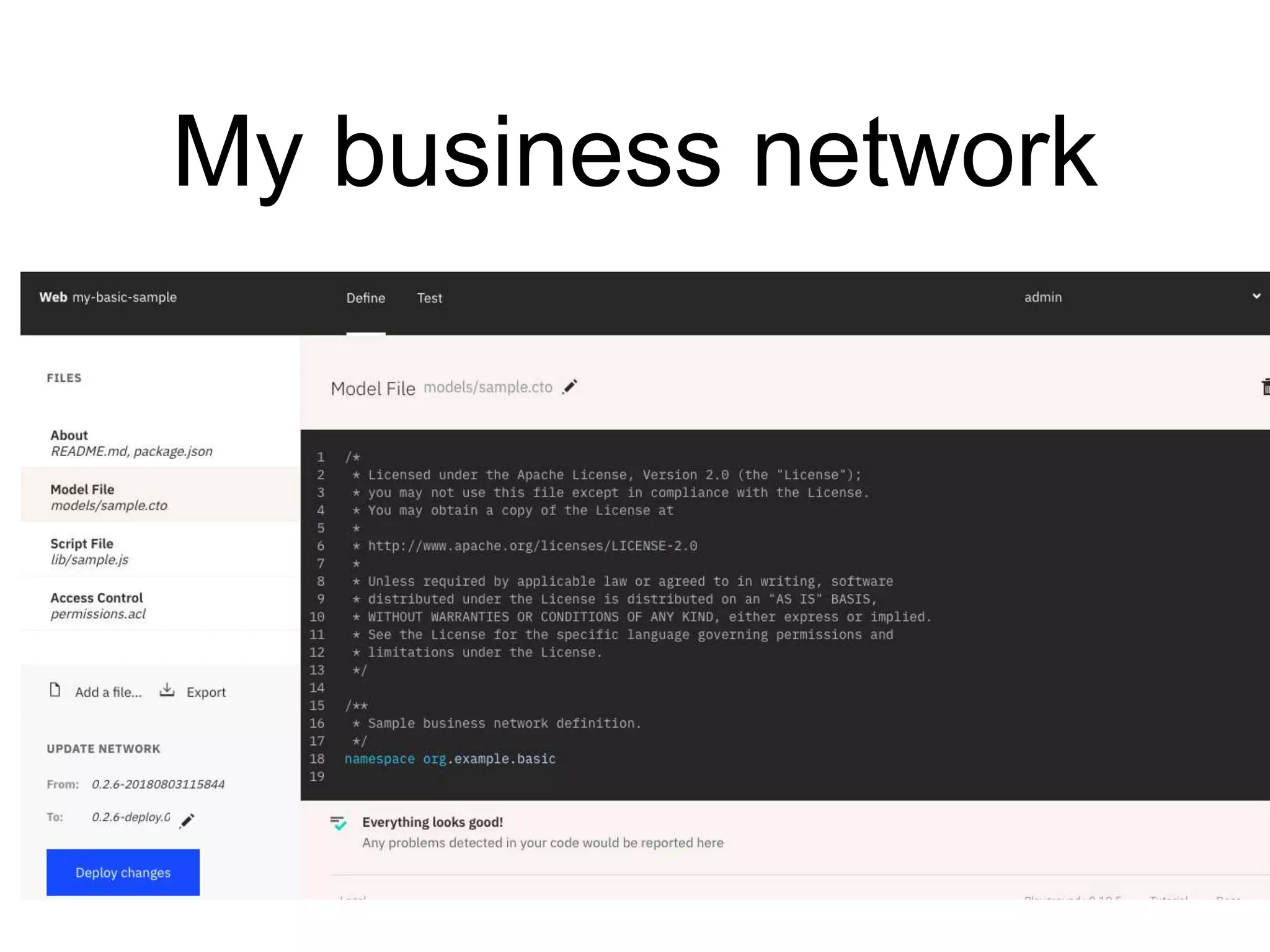 My business network
 