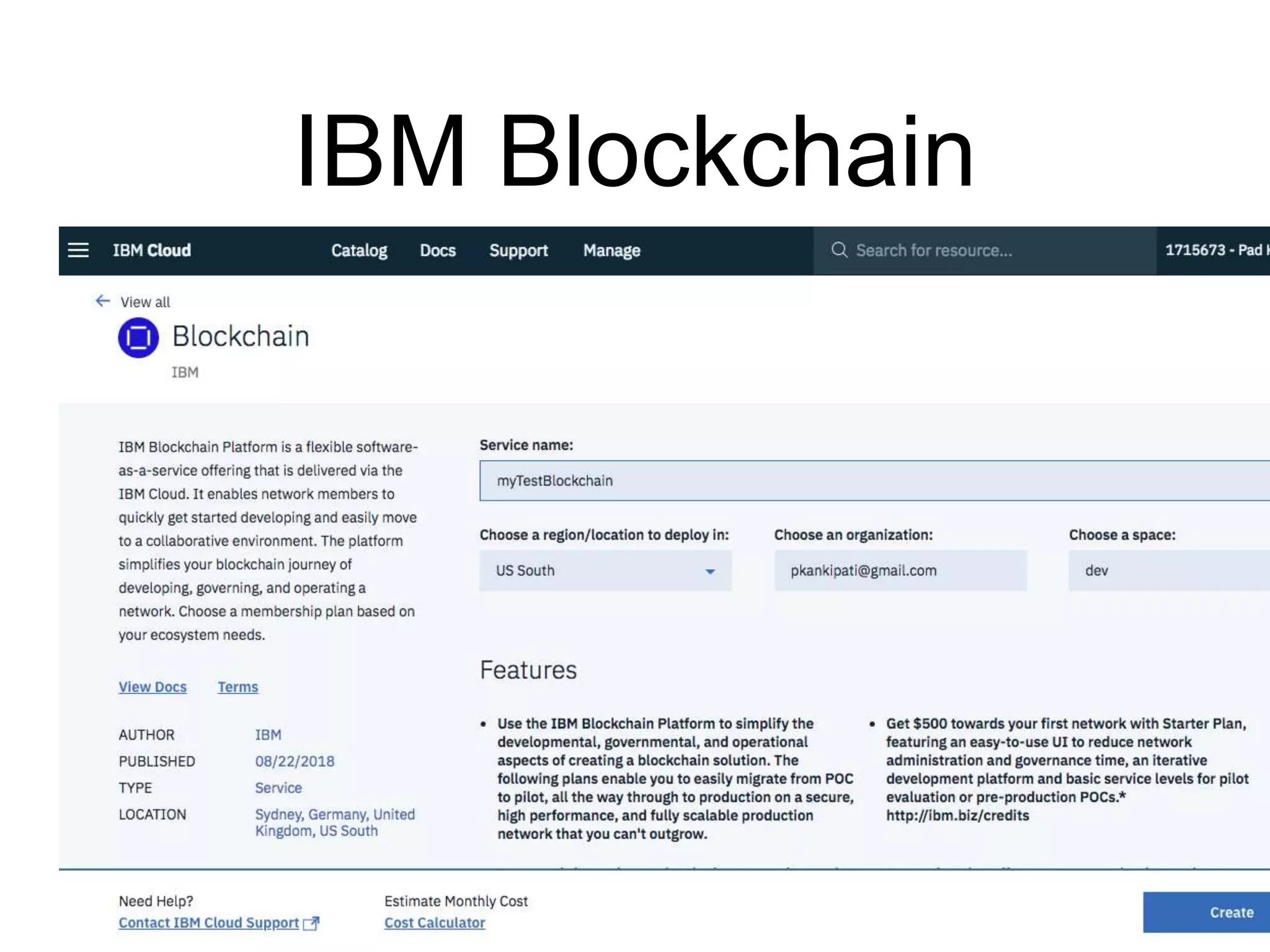 IBM Blockchain
 
