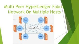 Multi Peer HyperLedger Fabric
Network On Multiple Hosts
 