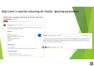 APCPCWM_4828539:WP_0000010WP_0000010APCPCWM_4828539:WP_0000010WP_000001
Skip/Limit in queries returning all results, ignoring parameters
 