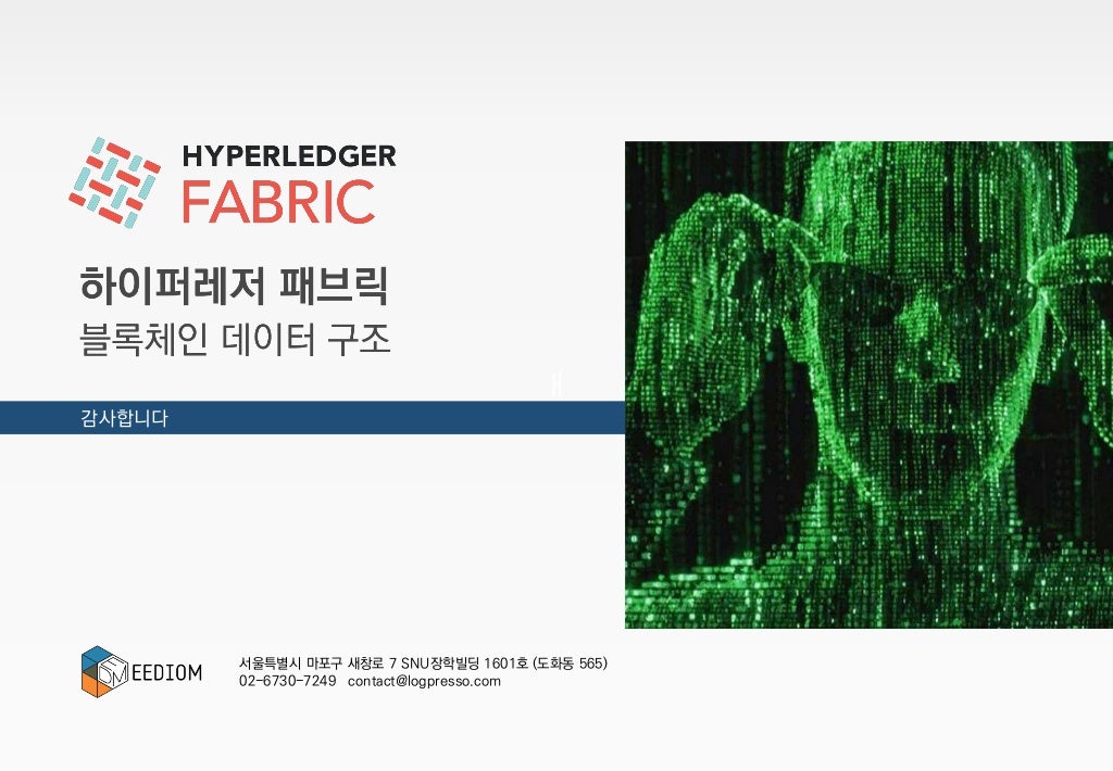 하이퍼 레저 패브릭 강의 하이퍼레저 패브릭 데이터 구조