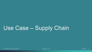 ISEM4035 61© 2019 Daniel K.C. Chan. All rights reserved.
Use Case – Supply Chain
Hyperledger Overview
 