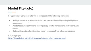Introduction of Hyperledger Fabric & Composer | PDF