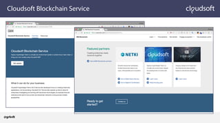 Cloudsoft Blockchain Service
@grkvlt
 