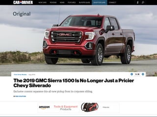 Walking through an example
Original
 