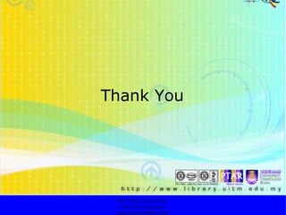 Thank You http://faizar.onestop.net/ http://faizar.ning.com/ [email_address] 