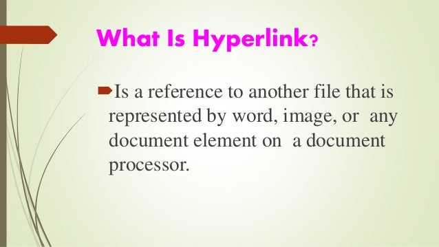 Hyperlink