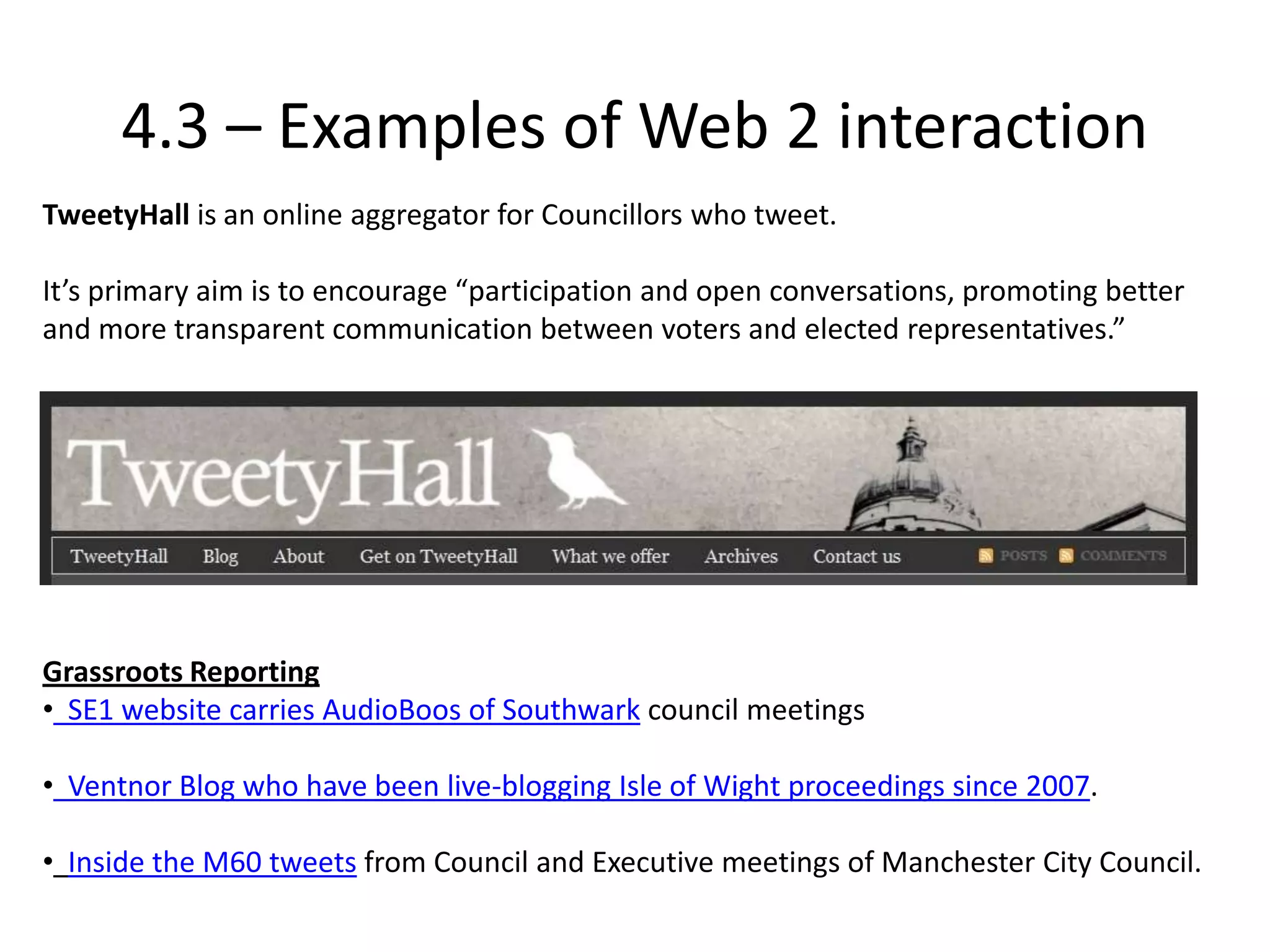 The  document shows how quickly the group has grown including: