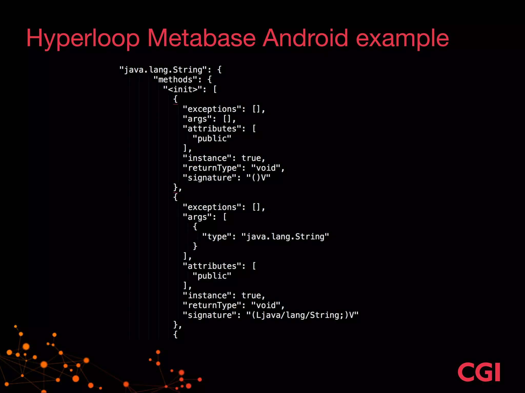 Hyperloop Metabase Android example 
 