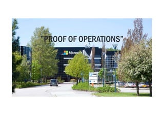 © 2016 Hyperloop One Inc. All rights reserved. Confidential – Not for Distribution30
”PROOF OF OPERATIONS”
 