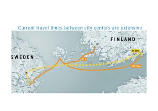 © 2016 Hyperloop One Inc. All rights reserved. Confidential – Not for Distribution35
Current travel times between city centers are extensive
17h 30m
11 h
3h 30m
 