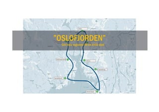 ”OSLOFJORDEN”
Gör hela regionen till en enda stad
 