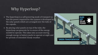 Hyperloop transportation system | PPTX