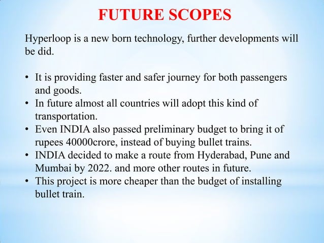 Hyperloop welcome the future of transport | PDF | Physics | Science