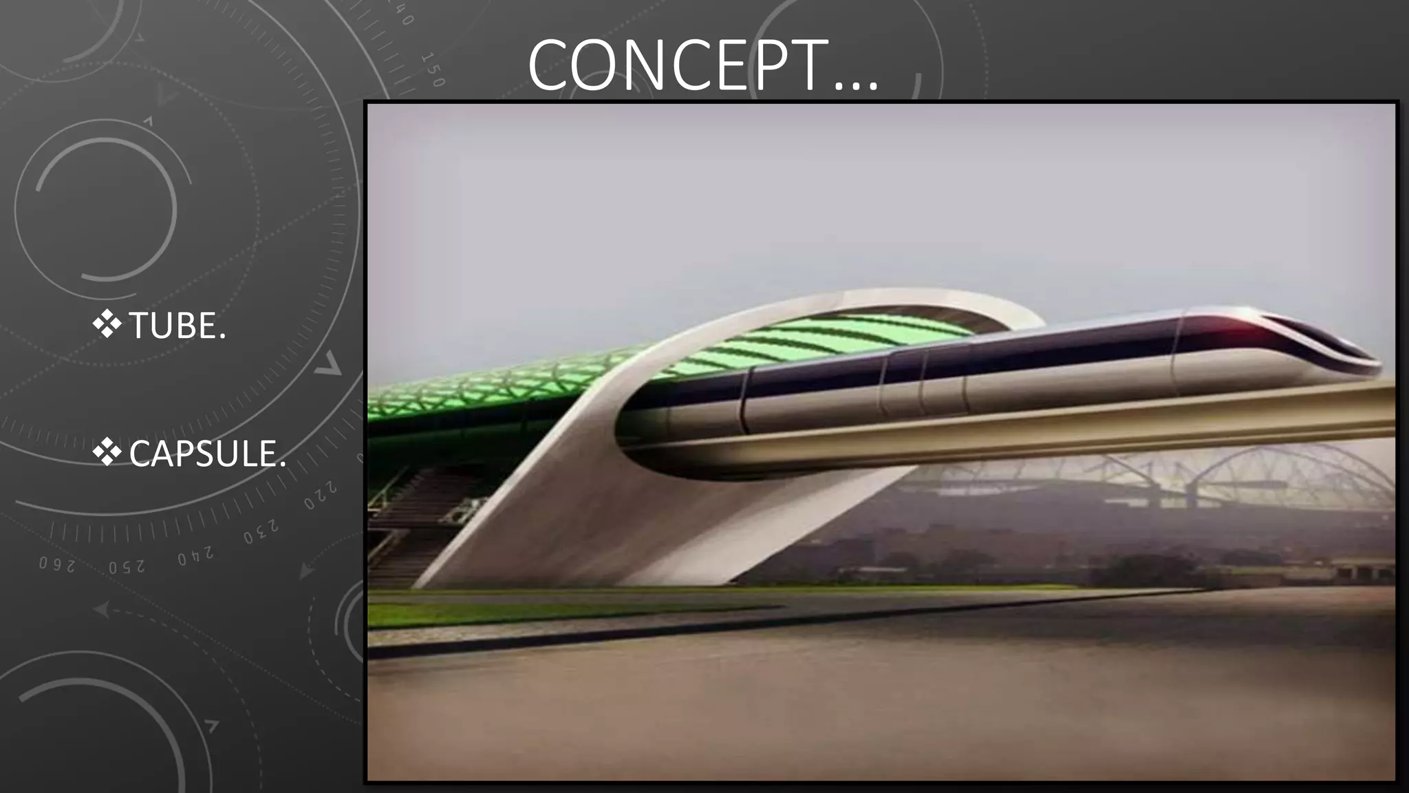 CONCEPT…
TUBE.
CAPSULE.
 
