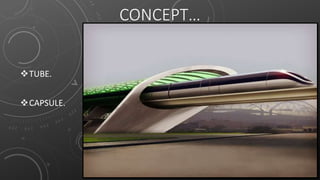 CONCEPT…
TUBE.
CAPSULE.
 