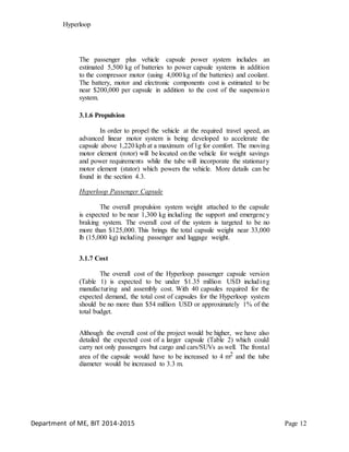 Hyperloop VTU Seminar Report | PDF