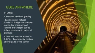 hyperloop power point.pptx | Rail Travel | Travel Type