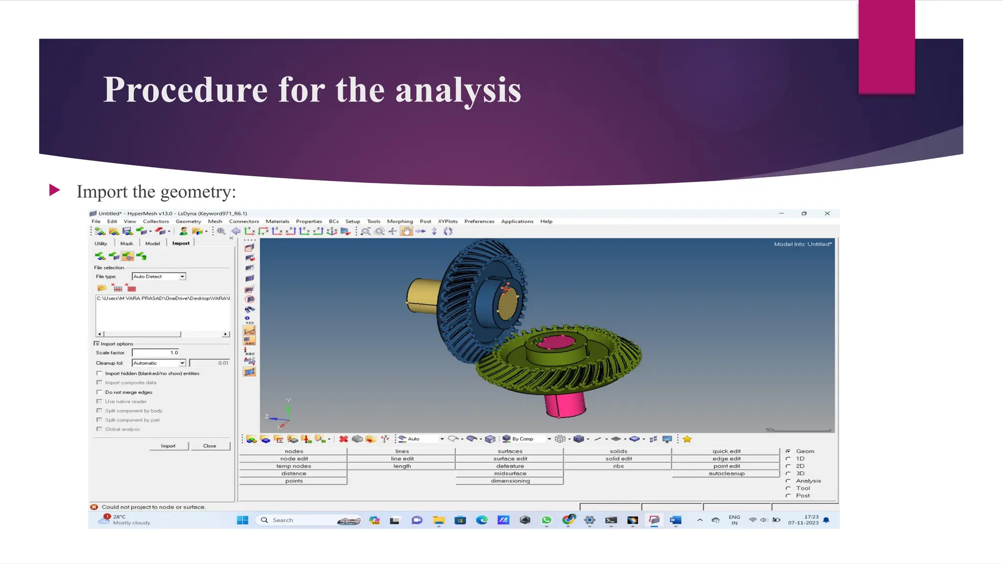 HYPERMESH Power point presentation . Com | PPTX