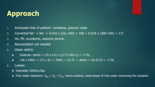 Disorder of water handling: Hypernatremia for residents.pptx