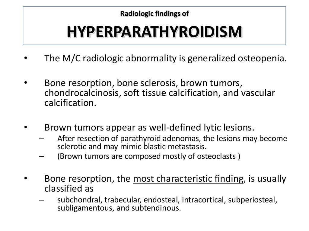 Hyperparathyroidism