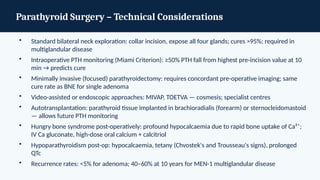 Parathyroid Incision Comprehensive Overview of Hyperparathyroidism: Anatomy, Physiology, and ...