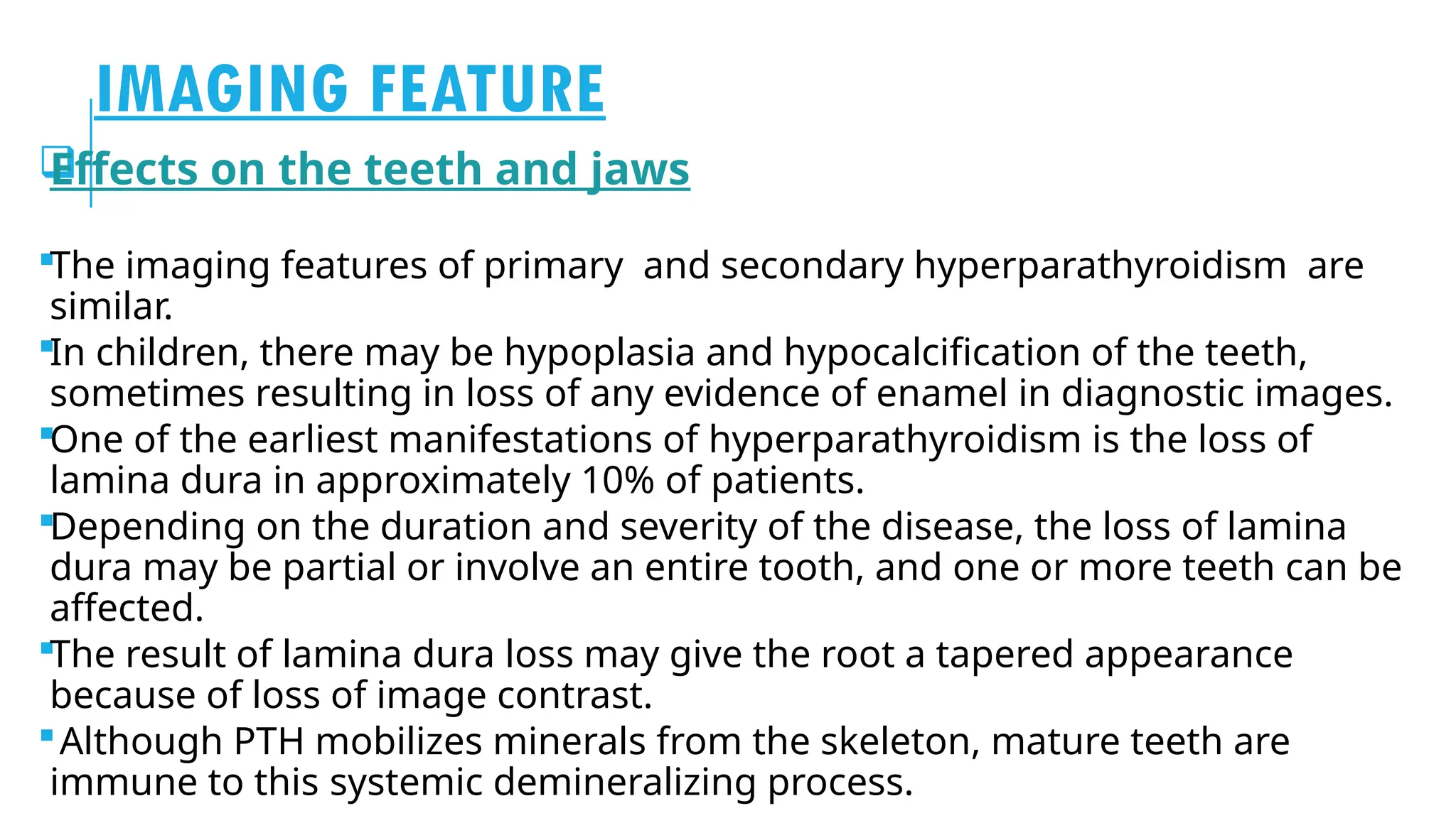 hyperparathyroidism , it's effects on jaws and teeth | PPT