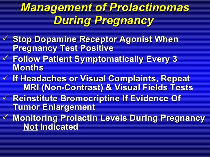Bromocriptine And Pregnancy Tests