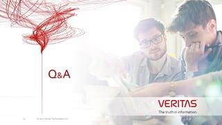 © 2017 Veritas Technologies LLC21
Q&A
 