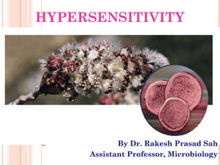 HYPERSENSITIVITY
By Dr. Rakesh Prasad Sah
Assistant Professor, Microbiology
 