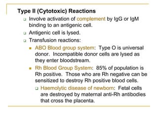 Incompatible Cells Hypersensitivity and its causes and effects.ppt