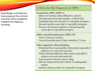Greenberger and Patterson
have proposed five minimal
essential criteria needed to
establish the diagnosis,
including
 