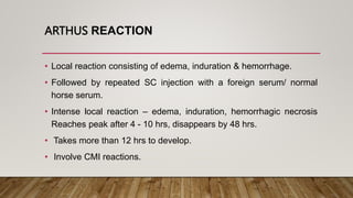 HYPERSENSITIVITY REACTIONS path and micropptx | PPTX