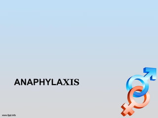 ANAPHYLAXIS
 